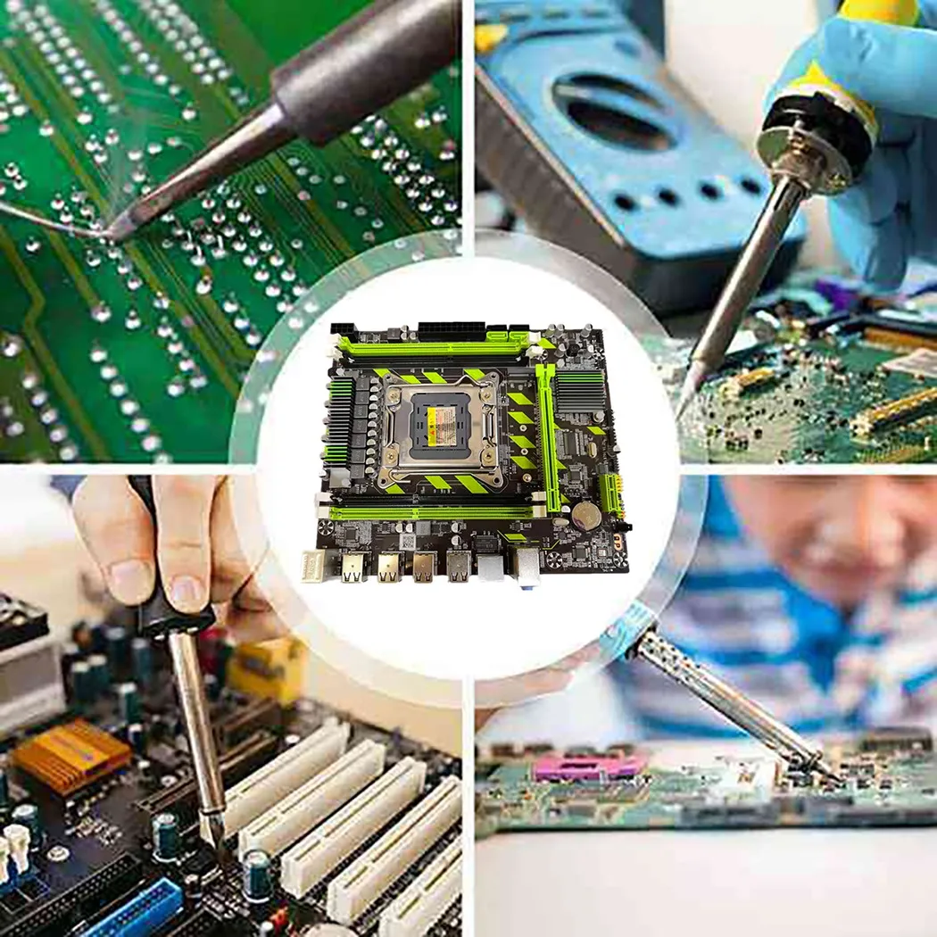 X79 X79G MotherboardSwitch Cable+SATA Cable LGA 2011 M.2 DDR3 RECC RAM 8 USB SATA3.0 for Intel Xeon E5 Core I7 CPU