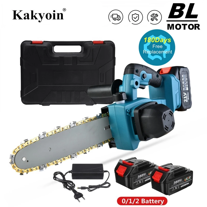 3200W10InchBrushlessCordlessElectricSawChainsawOilChainsawwith2PCSBatteryBrushless