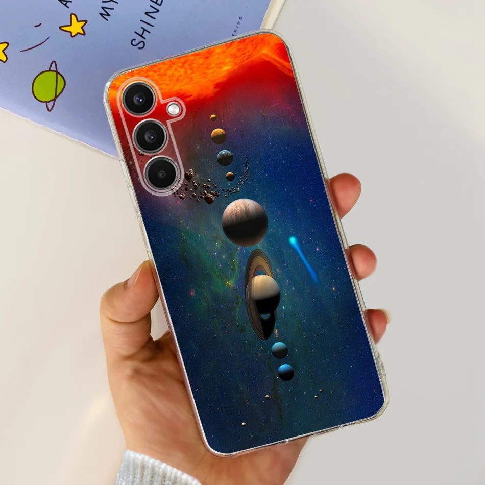 Stylish Cat Painted Silicone TPU Phone Case