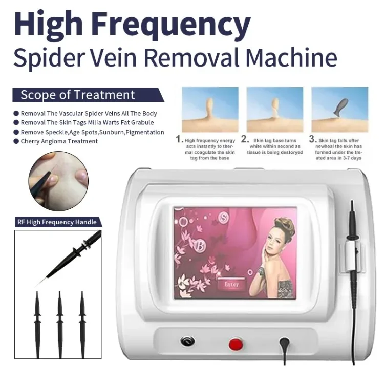 

Beauty Equipment N Nail Fungus Treatment R-F High Frequency Physiotherapy Spider Vein Vascular Removal Machine