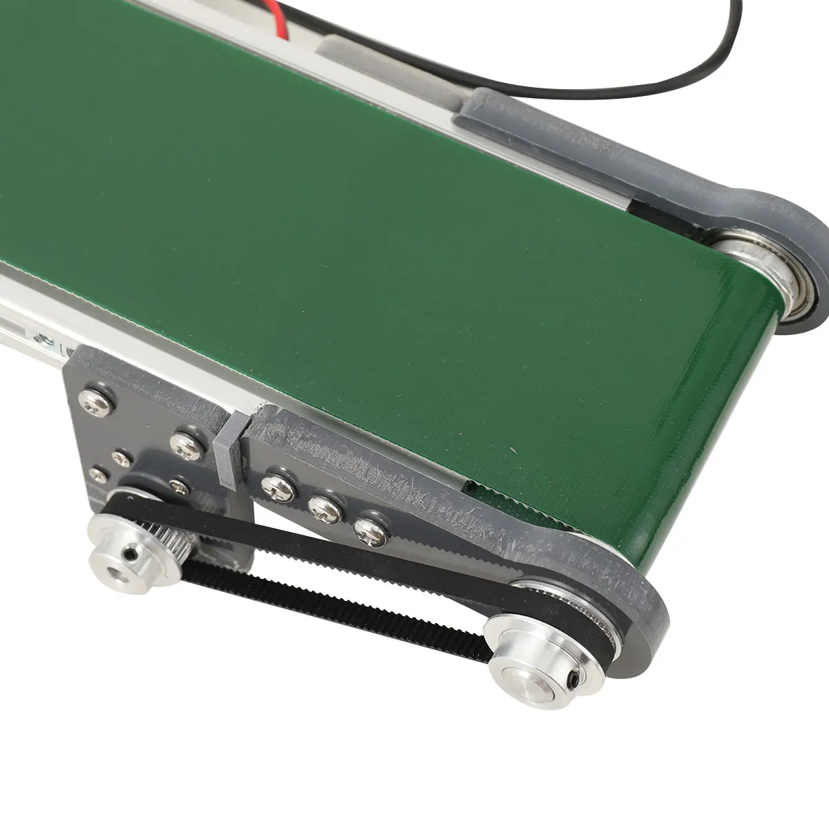 Desktop-Förderband 10x50CM mit Einstellbarer Geschwindigkeit, Elektromotor, AC 100-240V, Rückwärtslauf mit Controller, Mini-Förderband – Detail 12