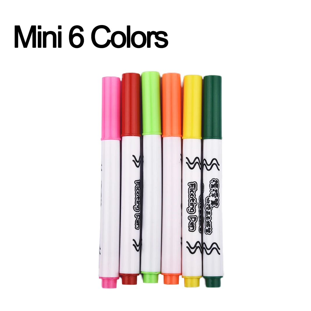 8/12 Colors Magical Water Painting Pen Set Water Floating Doodle Kids  Drawing Early Art Education Pens Magic Whiteboard Markers