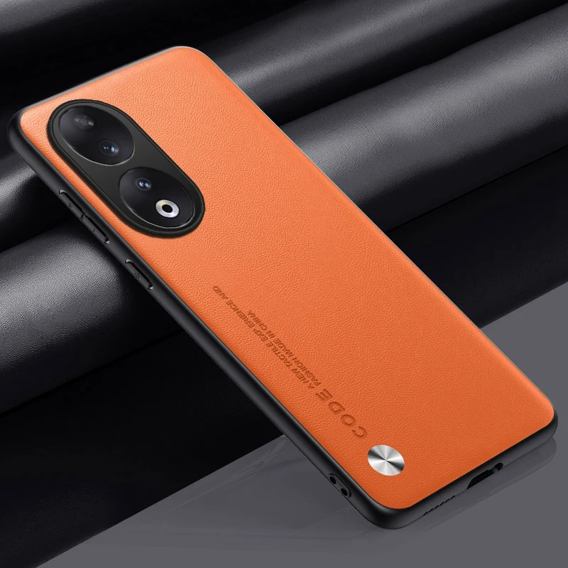Premium PU Leather Matte Silicone Phone Case - Full Protection Back Cover