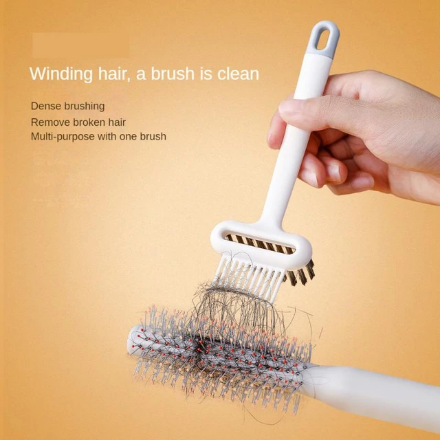 1Pcs Comb Cleaner Delicate Cleaning Hair Brush Comb Cleaning Tools Handle  Embeded Tool 2 in1 Airbag-comb Cleaner Edge Brush - AliExpress