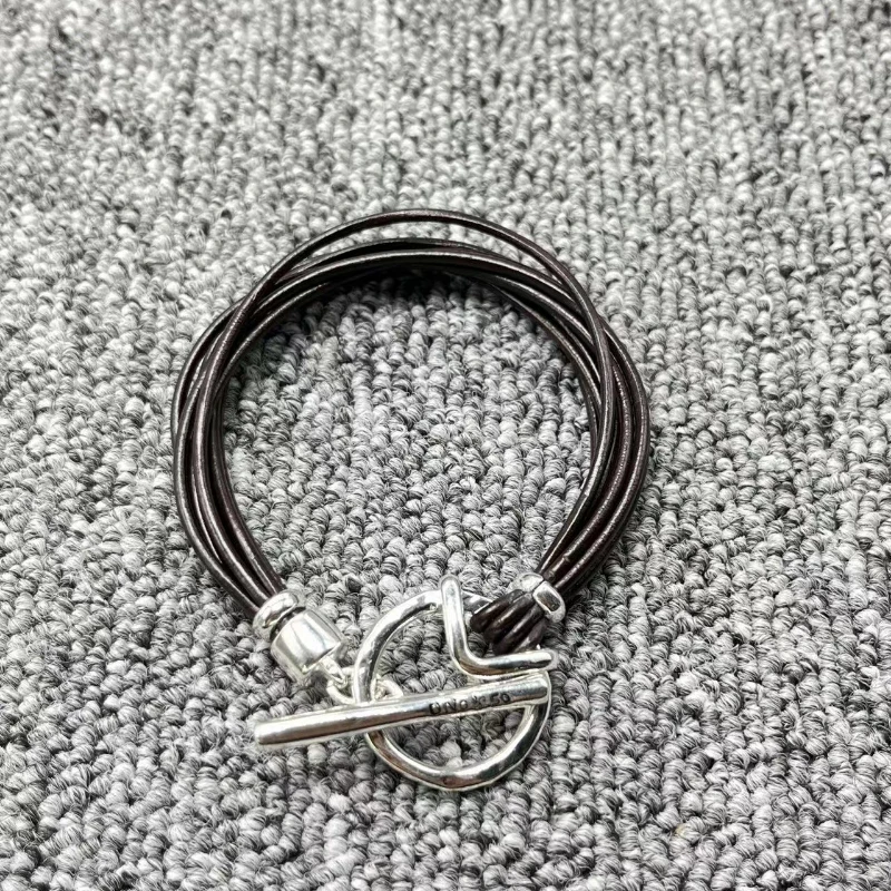 

Новинка 2022, изысканный Гальванизированный черный простой браслет UNOde50 с несколькими черными веревками, модные ювелирные изделия, подарки