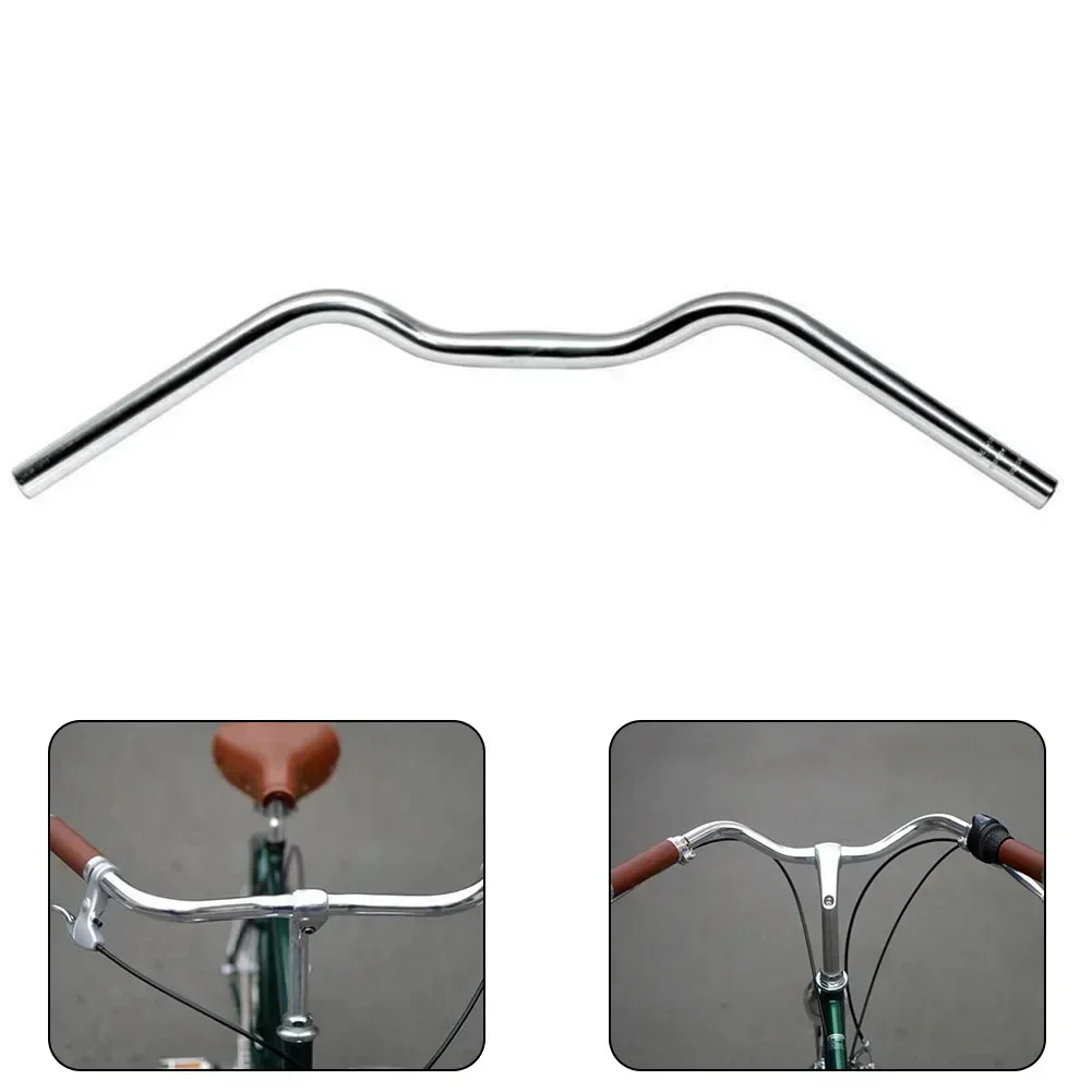 Guidon Vélo De Ville En Acier Inox – Design Rond – Pour Vélo Pliable, Vintage – Diamètre 25,4 Mm, Largeur 560 Mm - 4