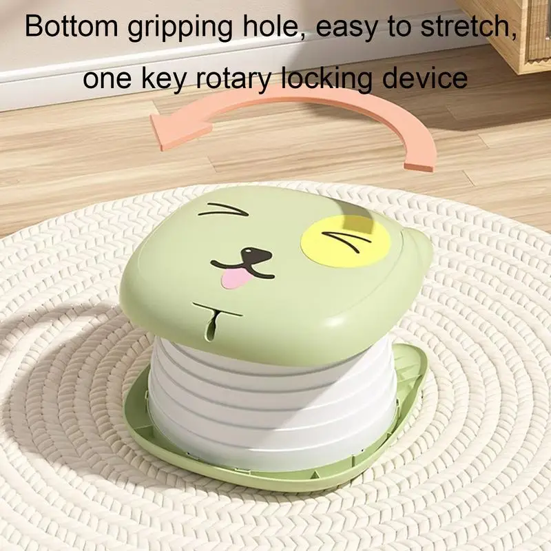 Portable Toddler Potty Folding Travel Car Potty Folding Portable Potty For Travel Small & Convenient With Absorbent Paper 2