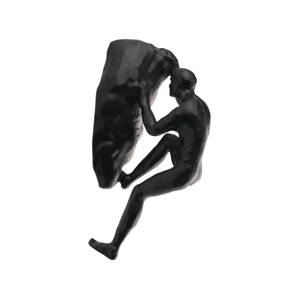 Kletternder Sportler Mann Kunst Sport Wanddekoration Ornamente Heimfiguren Miniaturen Felskletternder Mann Harz-Skulpturen Statue ﻿ – Detail 9