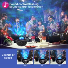  Led Starry Sky Star Galaxy Projector Night Light Built-in Bluetooth-Speaker For Home Bedroom Decoration Child Kids Present 