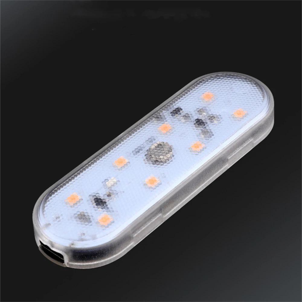 Luz LED para Interior de coche, lámpara de techo con Flash táctil a prueba  de agua, imán para puerta, batería recargable por USB, autocaravana -  AliExpress