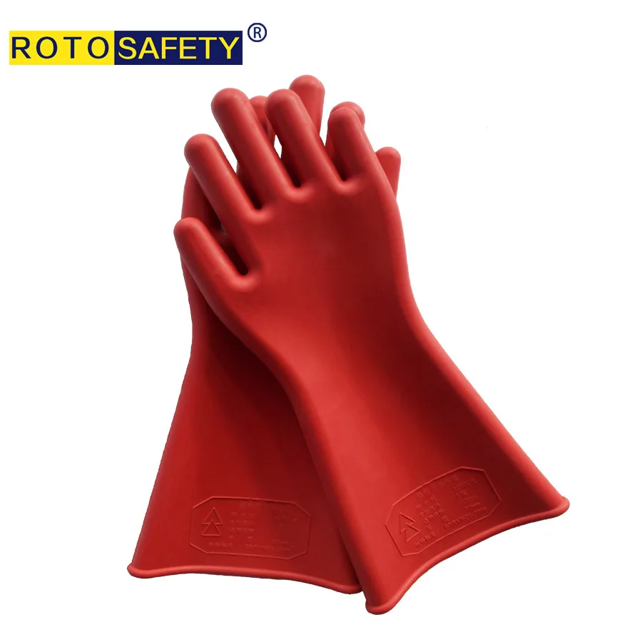 

Home Insulation Gloves 12KV High Voltage Electrical Anti Electric Labor Leakage Prevention Rubber Home Gloves