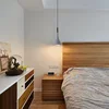 Modern Led Pendant Lights Black White E27 for Kitchen Fixtures Bedroom Table Dining Room Hanging Lamp Lampshade Home Chandelier 5