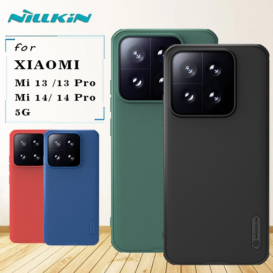 

Nillkin For Xiaomi Mi 13 14 Pro 5G case frosted pro Full 360 TPU PC Protective case Back Cover For Xiaomi Mi 13 14 Pro 5G