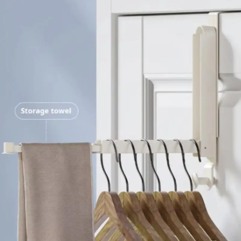 FoldingAndRetractableHookDoorHiddenAndNonPerforatedStorageOn