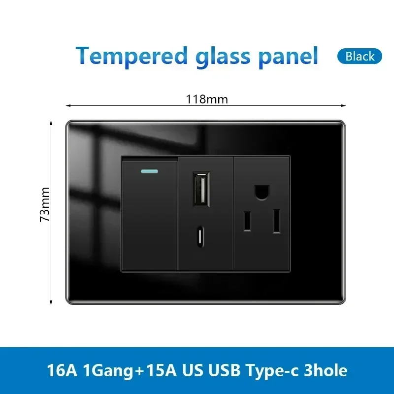 1Gang USB Type-C US