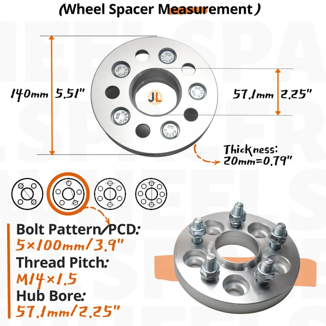 Entretoises Roue 1 Pièce Pour Audi PCD 5x112 CB 57.1mm Adaptateur  D'entretoise De Roue En Alliage D'aluminium Forgé Entretoises de roues de  moyeu