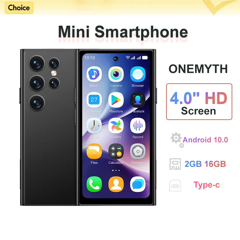 Soyes ONEMYTH S25 Pro 2025 New Mini Smartphone Android System Google Store  4.0-inch 2000mAh Small Smart Phones Latest Upgrade 6