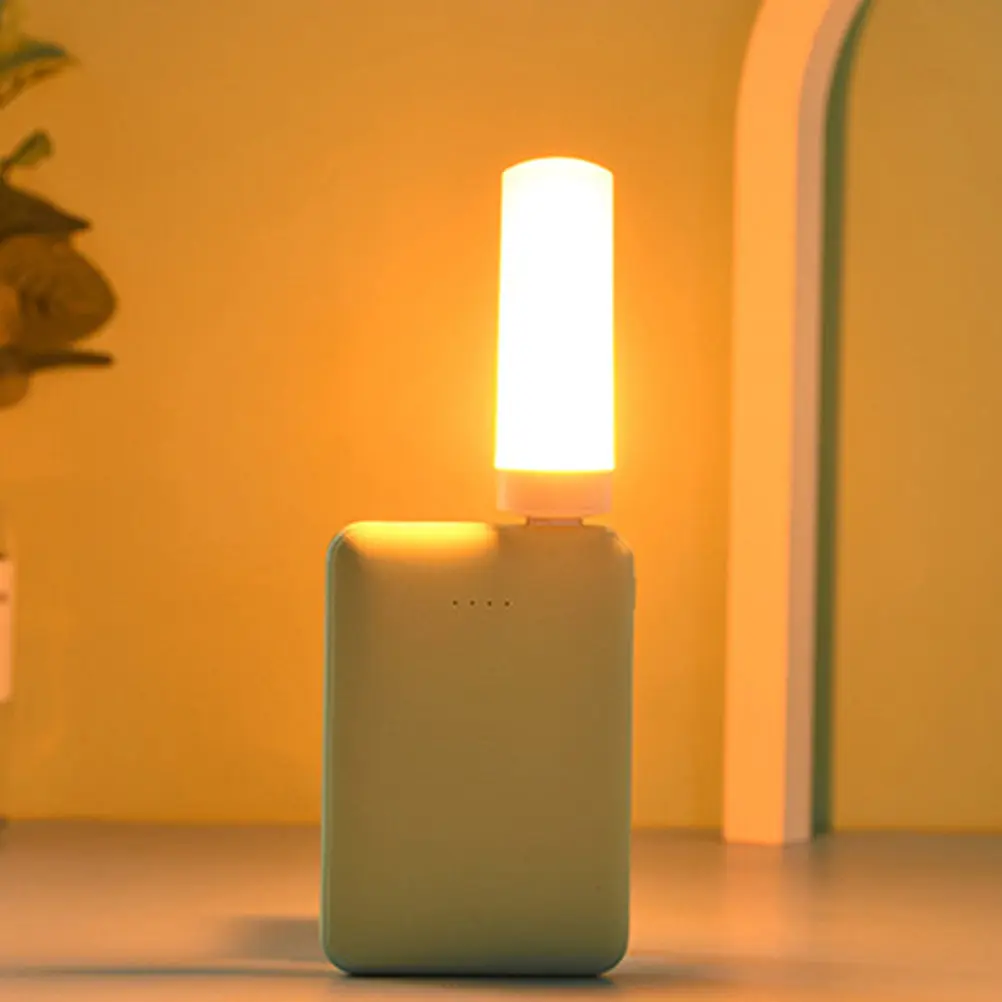 2개입 USB LED 불꽃 효과 플러그인 야간 조명 소형 무드등 침실 침대 옆 장 침실등 플러그인