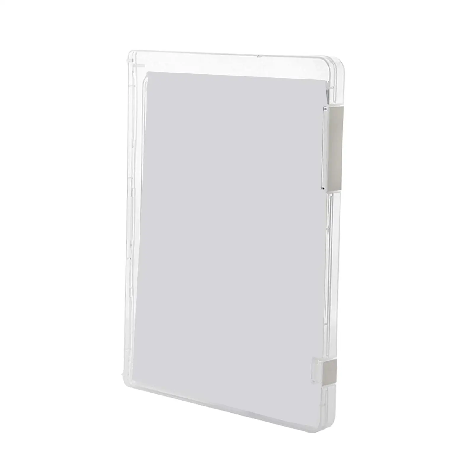 Clear file case Office Multifunctional Desk Storage Case with Buckle A4 Project case Document Organizer for Home, School