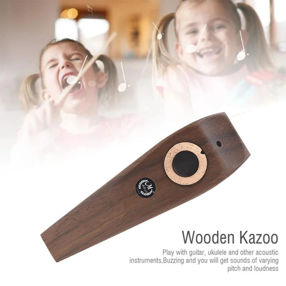 Wooden Kazoo Flute Kazoo Instruments Guitar Ukulele Party