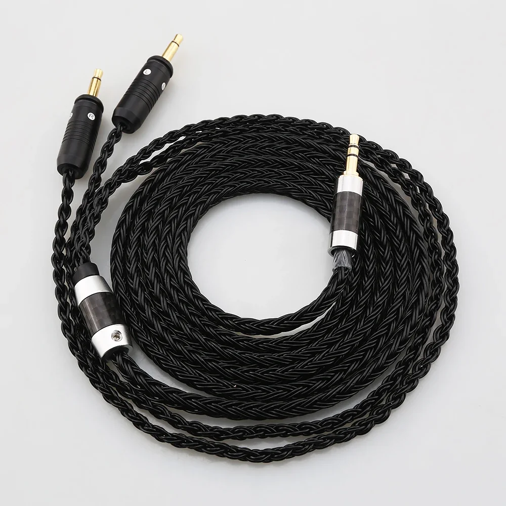 Focal Celestee/Clear/Elear/Elex/Elegia XLR 4.4mm 3.5mm 업그레이드 밸런스 케이블용 HIFI 16 코어 실버 도금 헤드폰 케이블