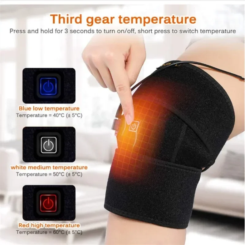 Arthritis Support Brace Infrared Heating Therapy Knee Pad Rehabilitation Assistance Recovery Aid Arthritis Knee Pain Relief