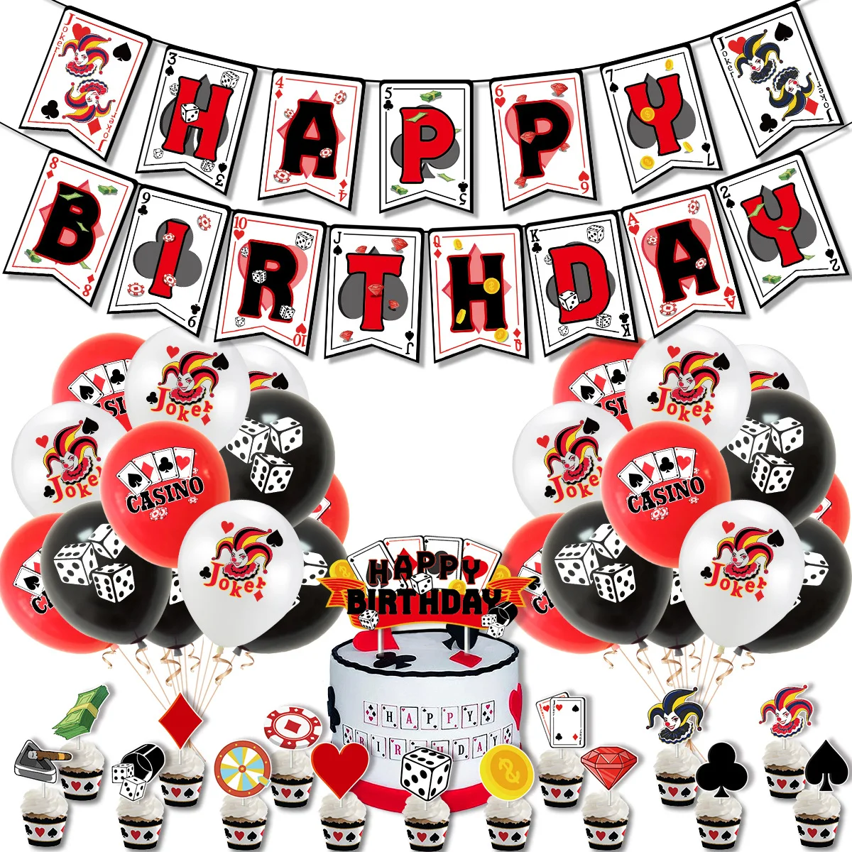 Casino Party Decorations Las Vegas Decoration Poker Birthday