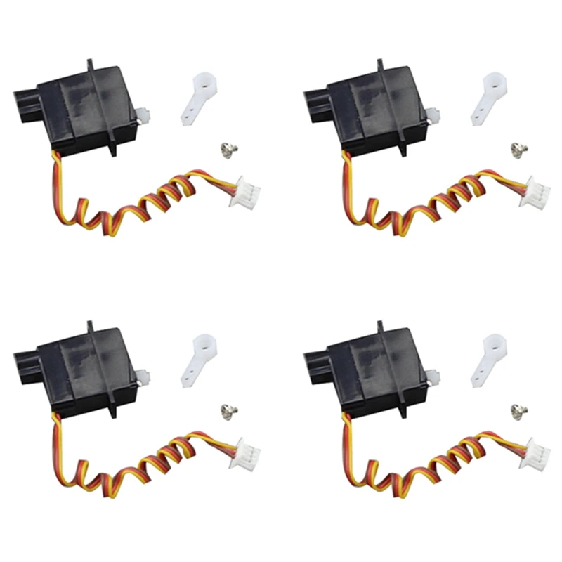 

4X 1,9G пластиковый сервопривод для Wltoys V966 V911S V977 V930 V931 XK K110 K124 A600 A430 A800 RC вертолет запчасти аксессуары