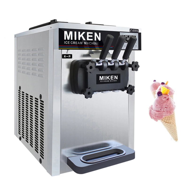 

Commercial Soft Serve Ice Cream Machines For Restaurants Ice Cream Makers Stainless Steel Ice Cream Vending Machine 110V 220V