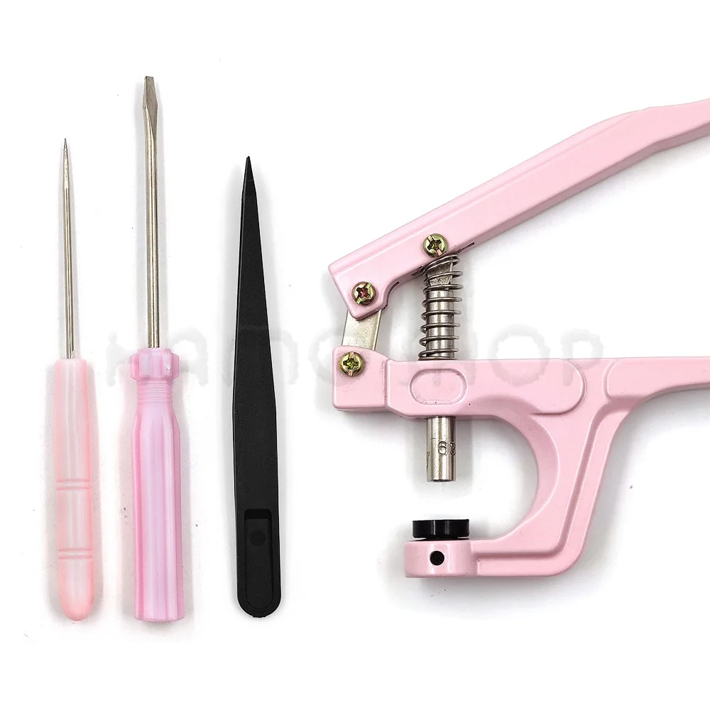 Snap Fasteners Kit Metal Button Snaps with Fastener Snap Installation Pliers For Leathercraft Clothes Garment Jean Bags Shoes 5