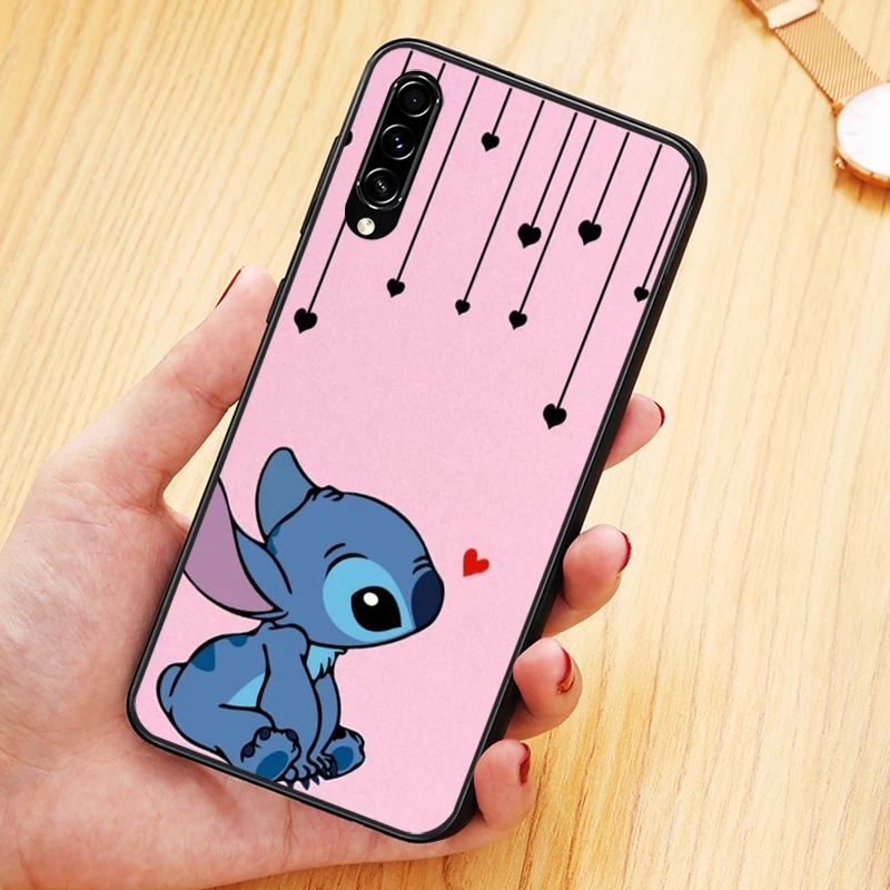 Disney Cartoon Stitch Phone Case For Samsung Galaxy A90 A80 A70