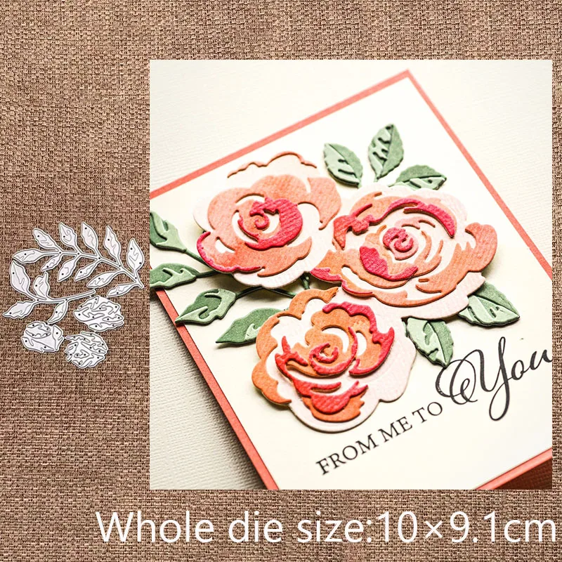 Xldesign Craft Metal Stencil Mold Cutting Dies Leaves Decoration Scrapbook Die Cuts Album Paper Card Craft Embossing