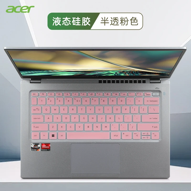 Acer Swift 14 AI SF14-51 T SF14-61 T SF14-11 SF14-11T Swift Go 14 AI SFG14-01 -X006 14''용 실리콘 노트북 키보드 커버