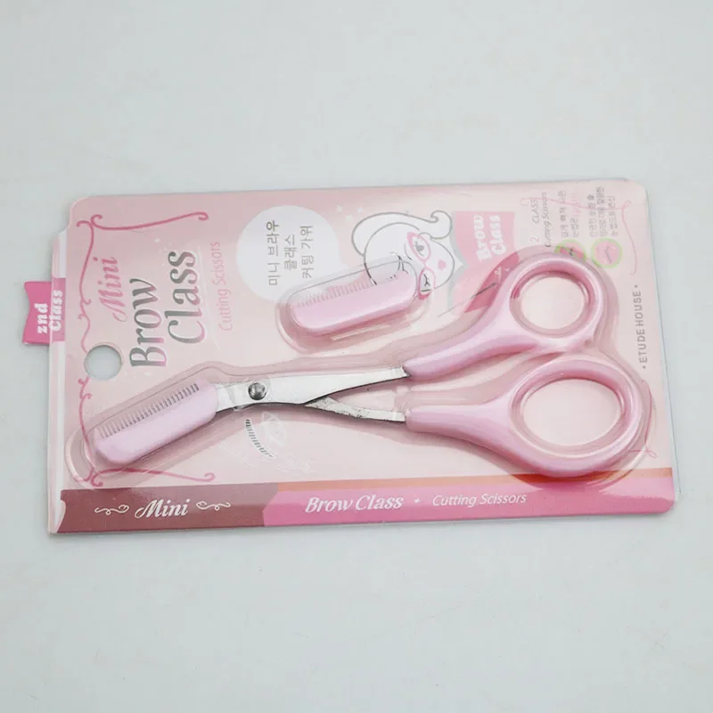 Eyebrow Trimmer Scissor Beauty Products for Women Eyebrow Scissors with Comb Stainless Steel Makeup Tools Beauty Scissors