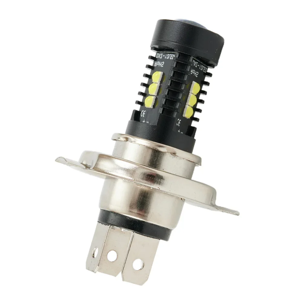 실용적인 유용한 자동차 조명, 9003 전구 변환, DC 12V-24V H4, 퓨어 화이트 교체, 하이/로우 빔, 내구성, 1 개