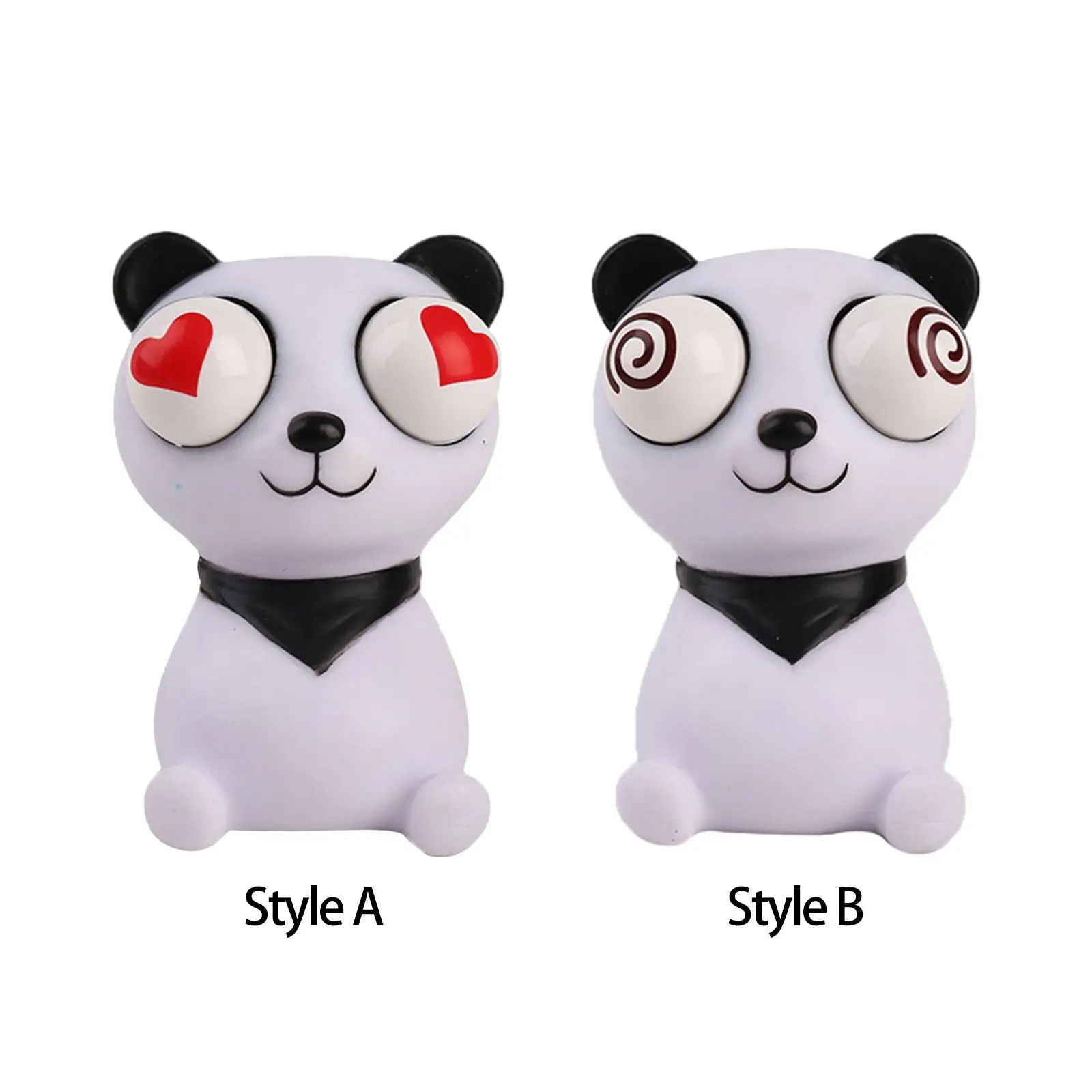 

Eye Popping Panda Toy Hand Grip Pressure Ball Slow Rising Novelty Panda Relaxing Toy for Party Favors Gifts Basket Filler Teens