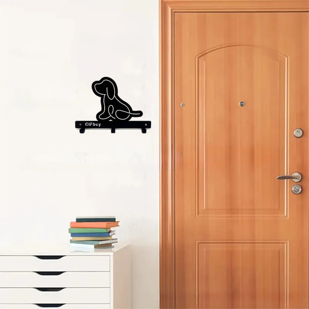 1pc Charming Wall Mounted Key Holder – Puppy Accessory Key Holder with Wall Mounted Hook Puppy Wall Mount Key Holder Charming 5