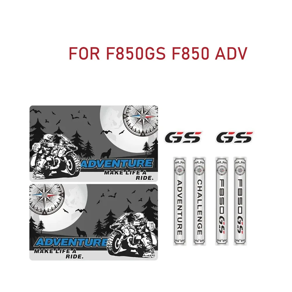 

Motorcycle Tail Top Side Box Cases Panniers Luggage Aluminium Stickers Decals Adventure For BMW F850GS F850 F 850 ADV GS