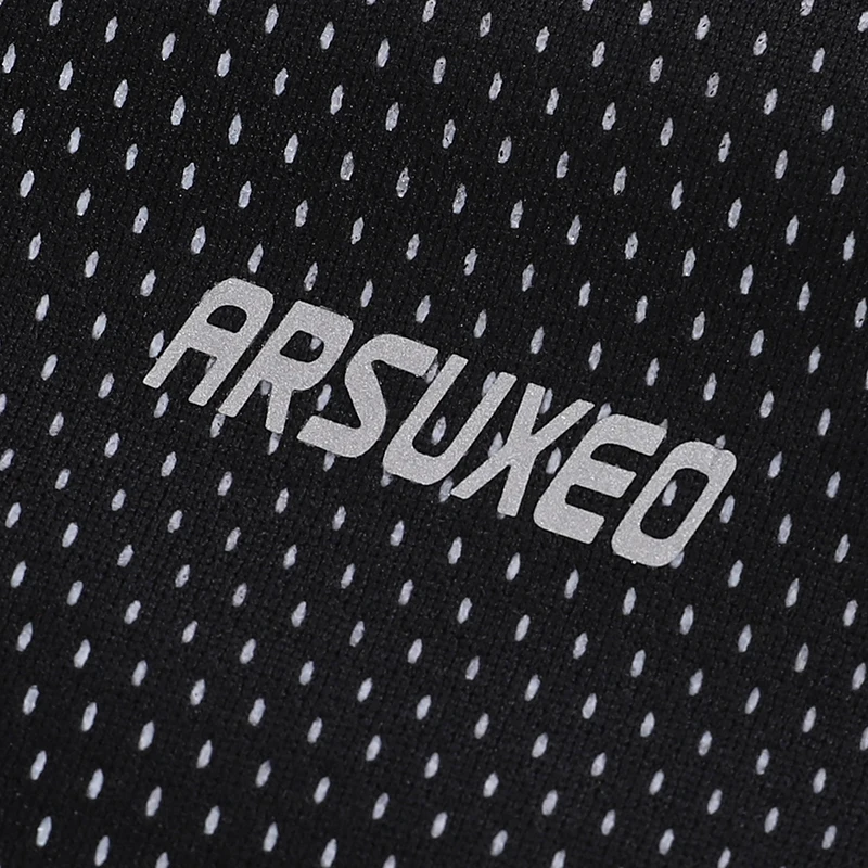 ARSUXEO Winter Cycling Jacket Men Thermal Fleece Cycling Jacket Windproof Waterproof Warm Bicycle MTB Mountain Bike Clothing