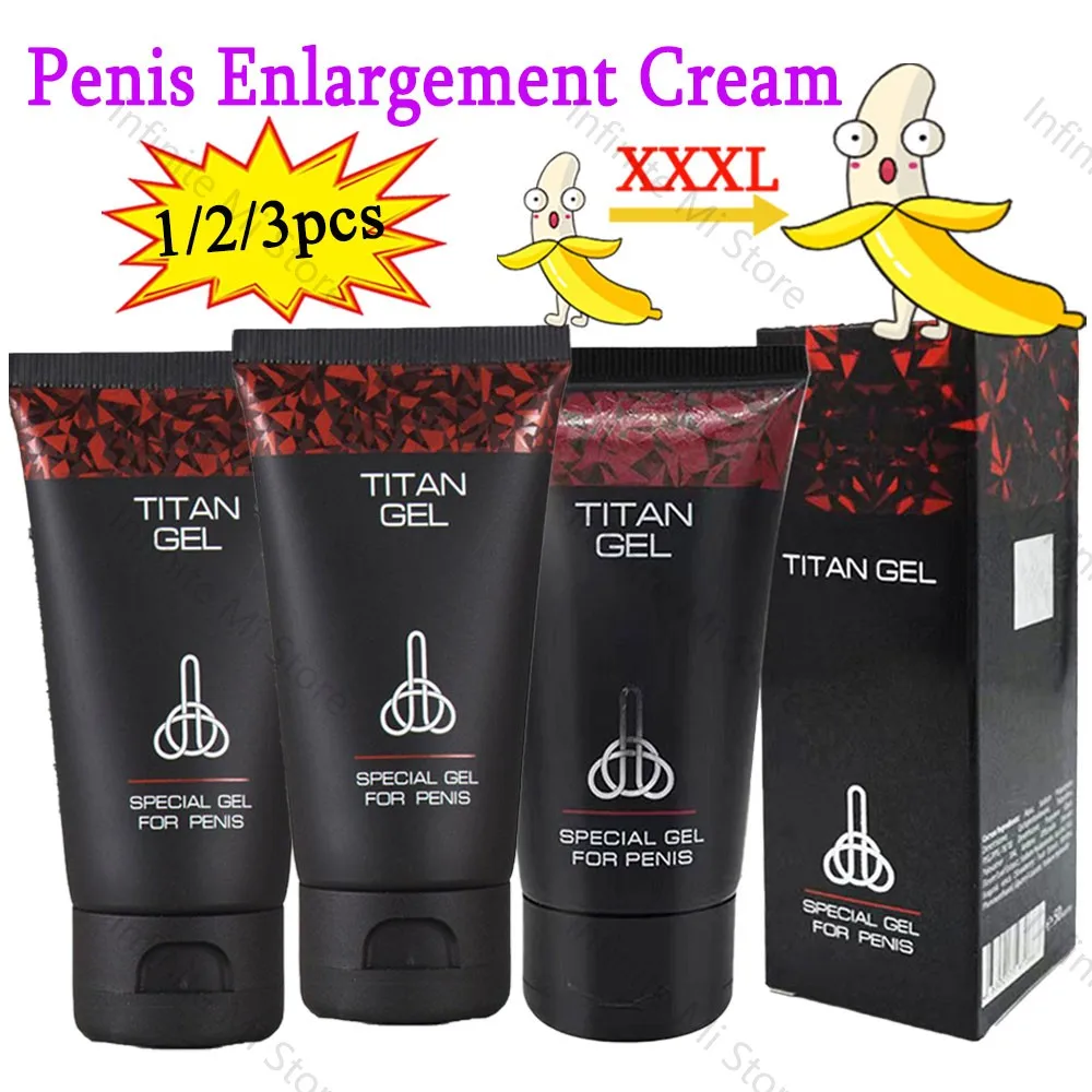 Penis Enlargement Cream Men's Delay Effective Penis Growth Sex Gel 1/2/3pcs