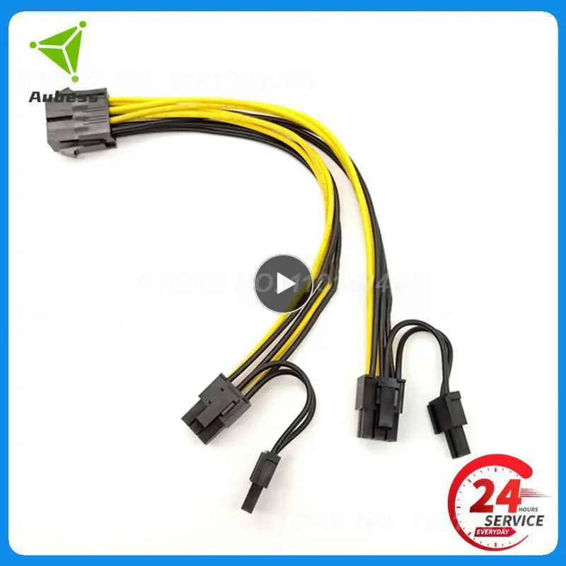 

Кабель преобразователя питания PCI Express с 8 Pin на Dual 8 (6 + 2) Pin для видеокарты графического процессора PCIE PCI-E VGA разветвитель Кабель питания