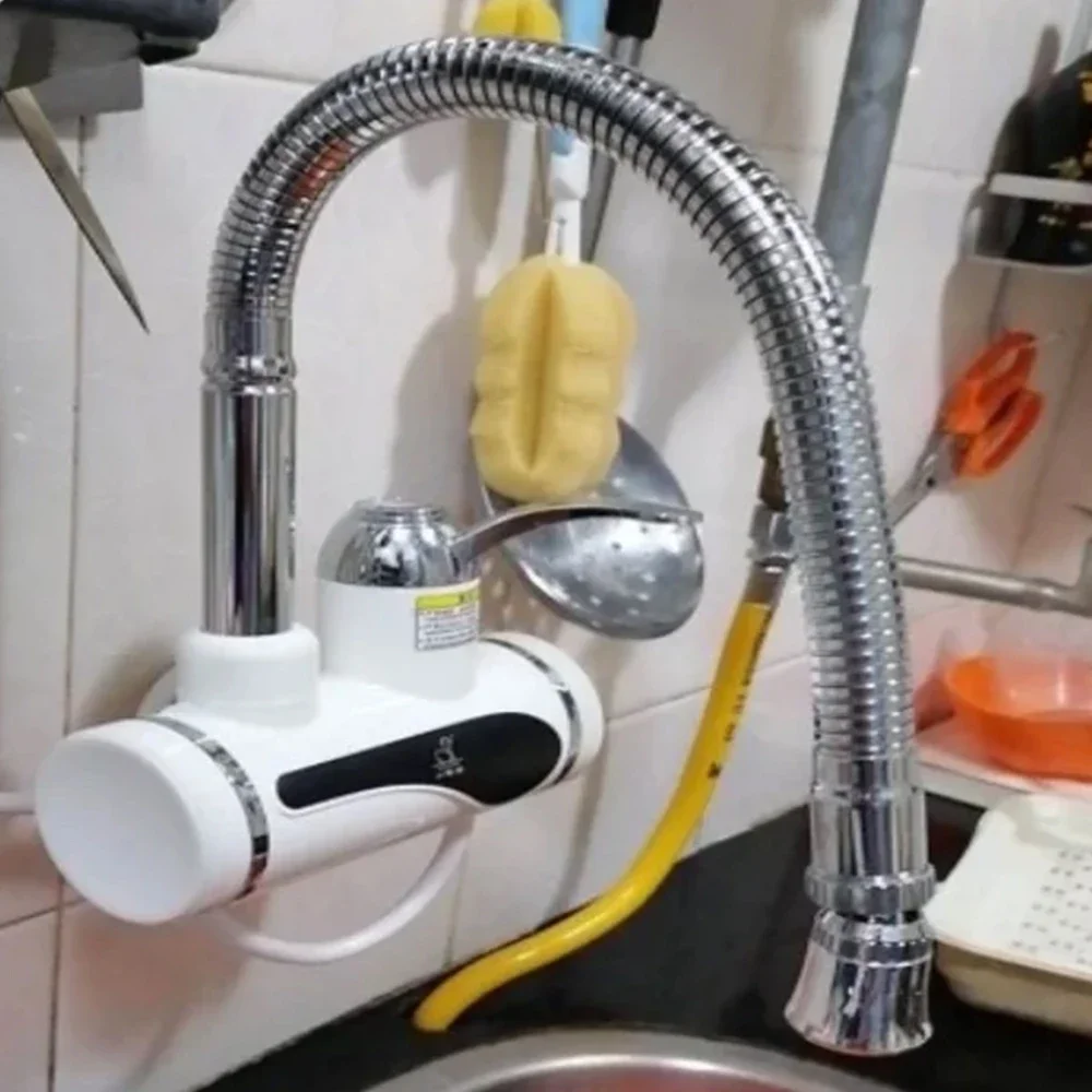 Kitchen Faucet Plumbing Hose Universal Tube Stainless Steel Faucet Can Be Shaped Deformation Tube Splash Faucet Kitchen Faucet A