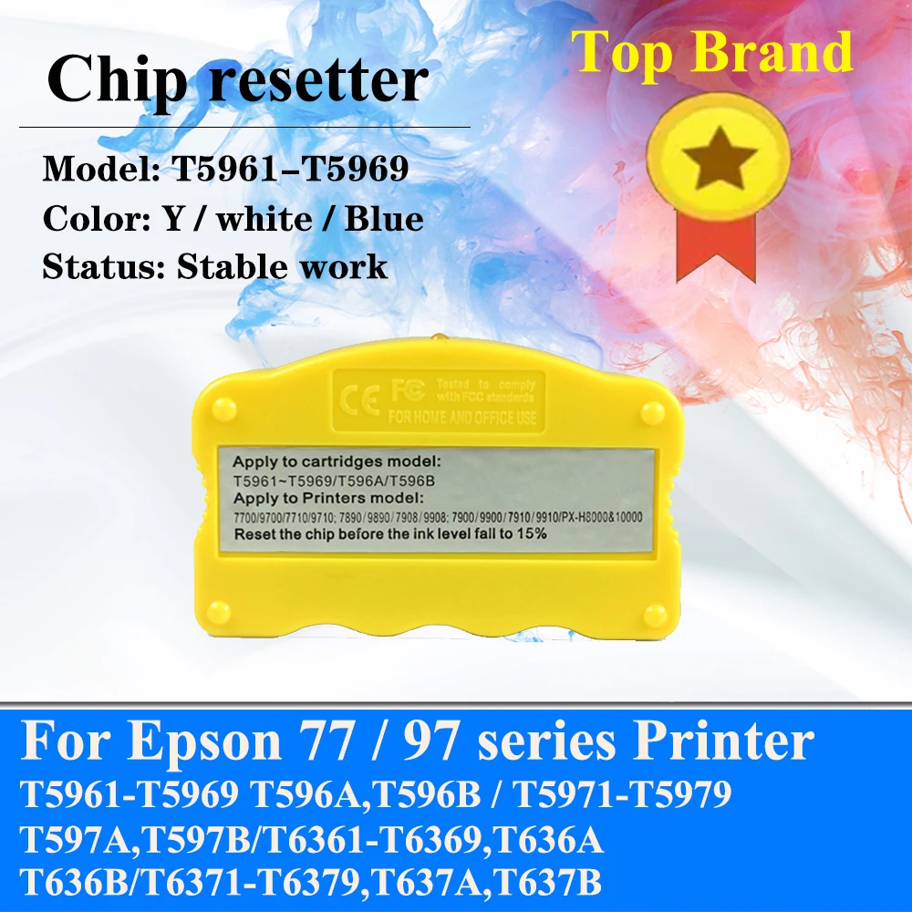 CHIP RESETTER pour Epson Stylus Pro 7700 7700M 7890 7900 9700 9890 9900 