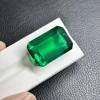 Meisidian Octagon 20X30MM  60 Carat Large Size Lab Created Grown Green Emerald Gemstone 3