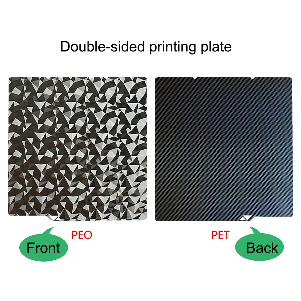 Jual For Anycubic Kobra S1 Plate Pei Sheet 264x276mm Textured Kobra S1 Combo Build Plate Double Sided Peo Pet Pey Kobra S1c Bed I.1634305375 - View #2