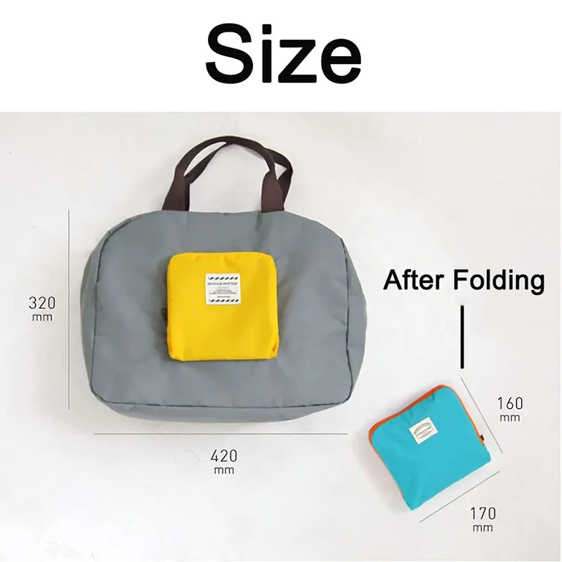 Faltbare Reisetasche mit großer Kapazität, leichte faltbare Reisetasche Wasserfester Reisetaschen-Organizer für unterwegs – Detail 1