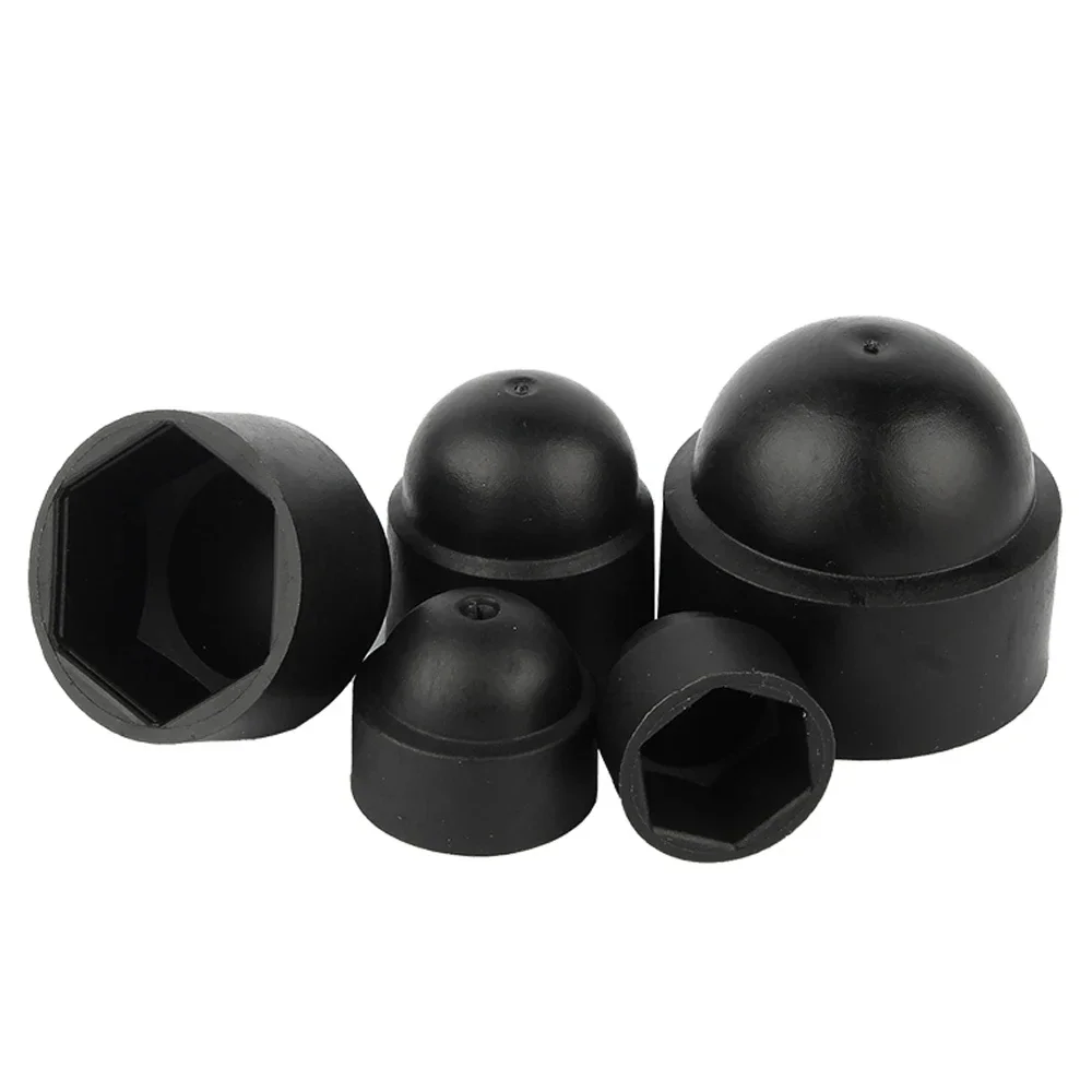 10-30Pcs Hexagon Nuts PE Plastic Hex Nut Caps M4 M5 M6 M8 M10 M12 M14 Caps Bolts Protect Nuts Car Wheels Exterior Decoration
