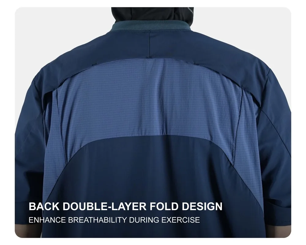 Reindee Lusion 25ss 3d structure quick drying t-shirt UPF50+ anti pilling combined materials techwear gorpcore