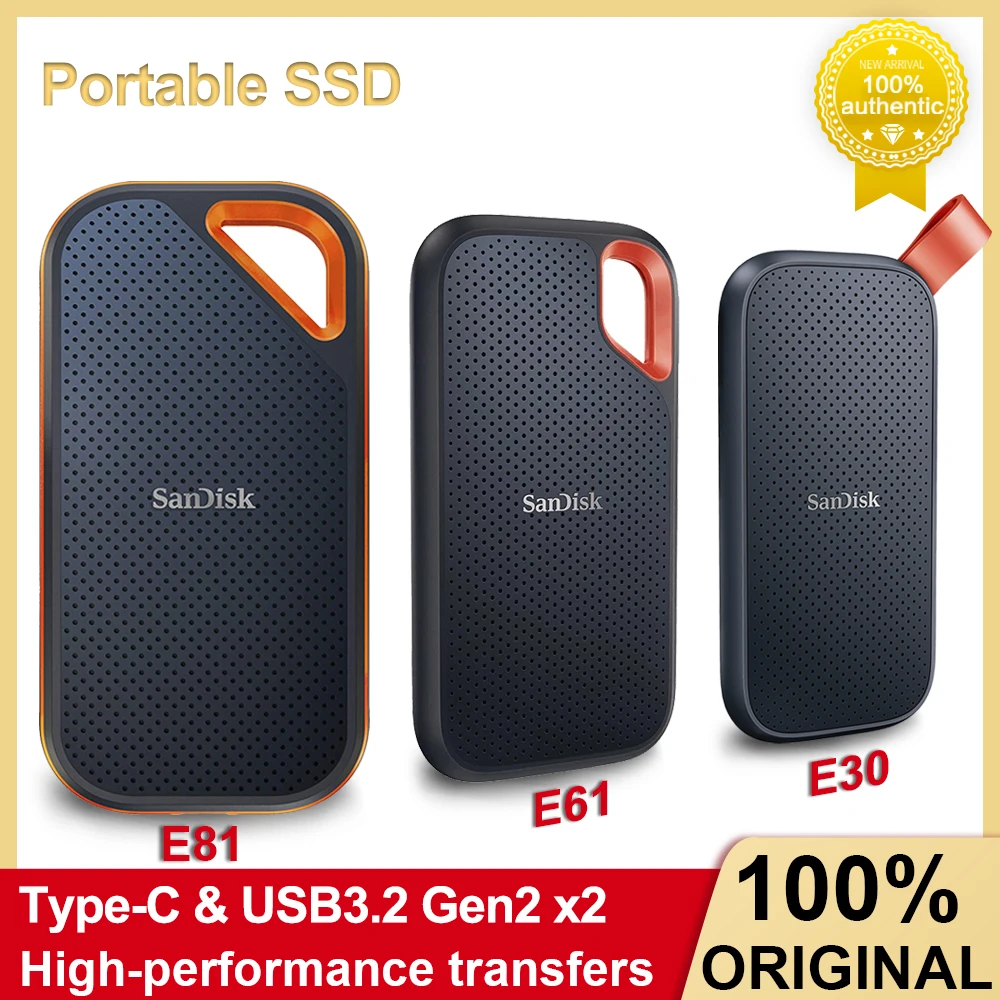 External Hard Drive Original External SSD E81 E61 E30 Portable
