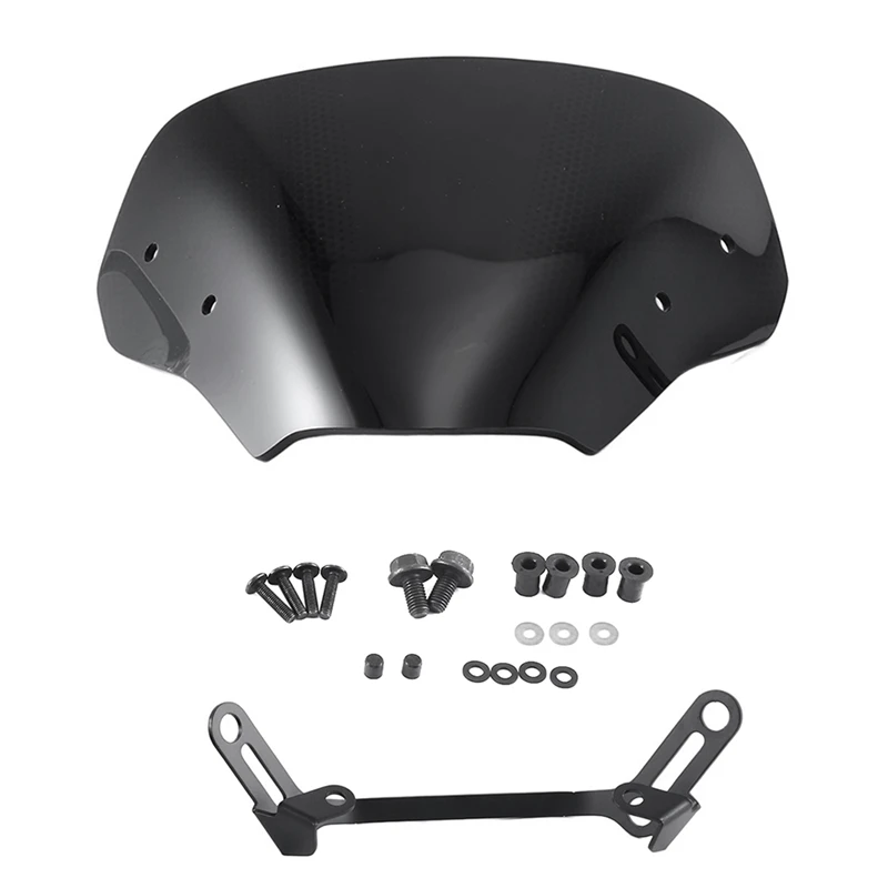 

1 Piece Motorcycle Windscreen Windshield Covers Screen Black For HONDA CB750 CB 750 HORNET 2023